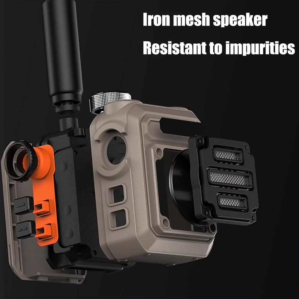 Waterproof & Shock Resistant Long Range Walkie Talkies (2 Pack) - Rechargeable Two-Way Radios with 22 Channels, No License Fee - Perfect for Outdoor Adventures, Hiking, Camping & Emergency Communication (Camouflage Green)