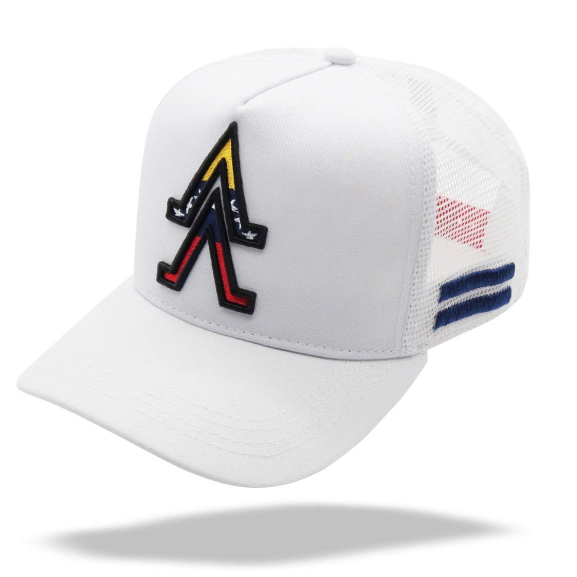 Venezuela Trucker Hat - Adjustable White Baseball Cap for Men & Women | Perfect for Outdoor Sports, Travel, and Casual Wear
