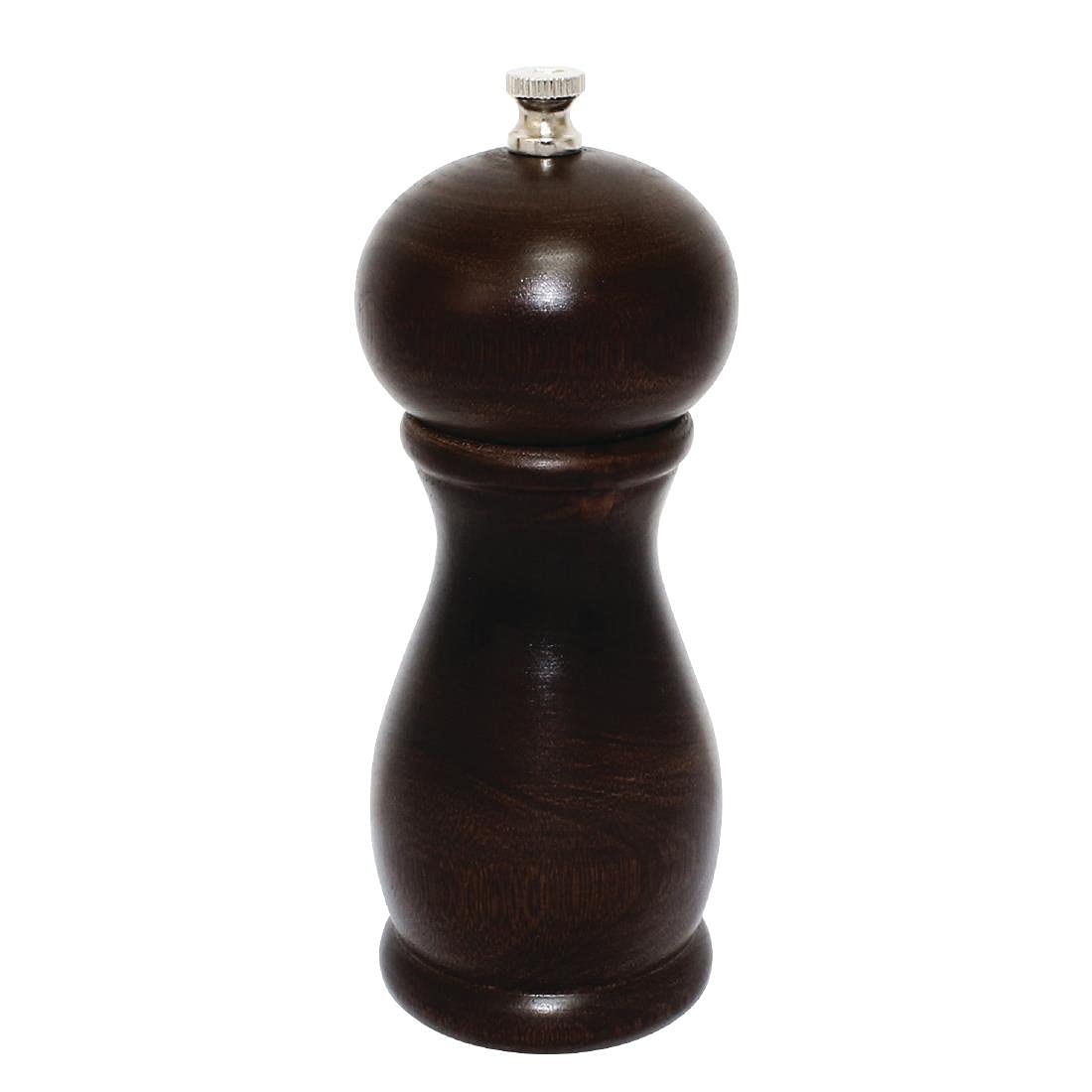 Premium Dark Wood Salt and Pepper Grinder Set - 6 Inch Adjustable Kitchen Spice Mill with Ceramic Grinder - Perfect for Dining Table, Restaurant, and Home Cooking Gifts