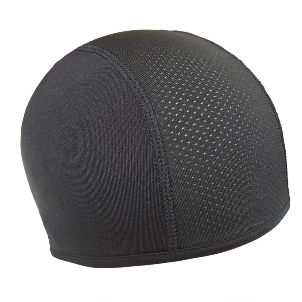 Cooling Helmet Liner Cap - Moisture Wicking Skull Cap for Motorcycle & Bike Helmets - Sweat Absorbing Beanie for Sports & Outdoor Activities