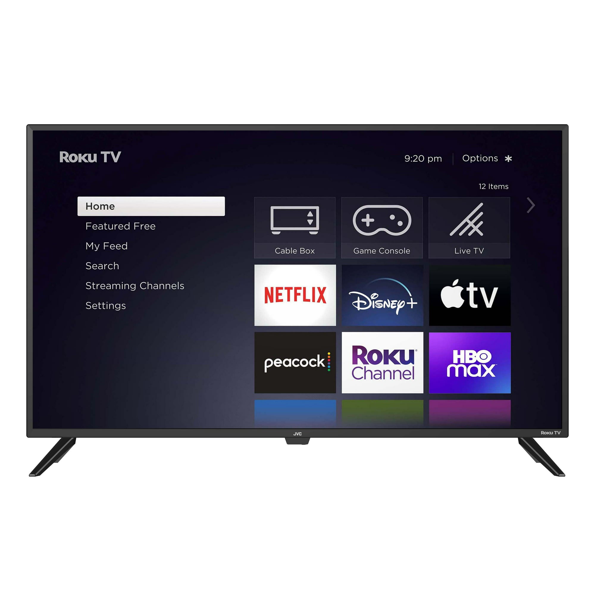 JVC 58-Inch 4K UHD QLED Roku Smart TV - Quantum Series (LT-58MAW804) for Home Theater & Streaming | HDR, Voice Remote, Dolby Audio