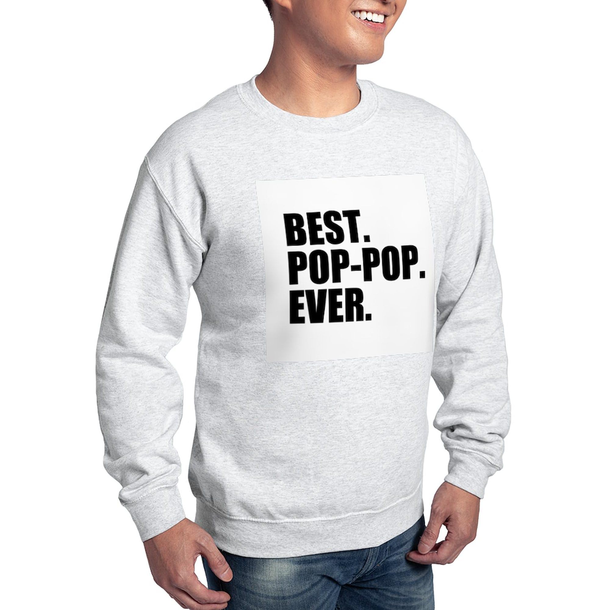 Best Pop Pop Ever Jumper Classic Crew Neck Light Sweatshirt | CafePress - Comfortable Casual Wear for Everyday Outfits & Family Gatherings