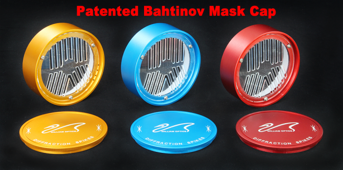 Bahtinov Mask Cover (Patented) for WO 70 Series Telescopes (CPBM 71) - Premium Telescope Focusing Aid for Astrophotography & Stargazing