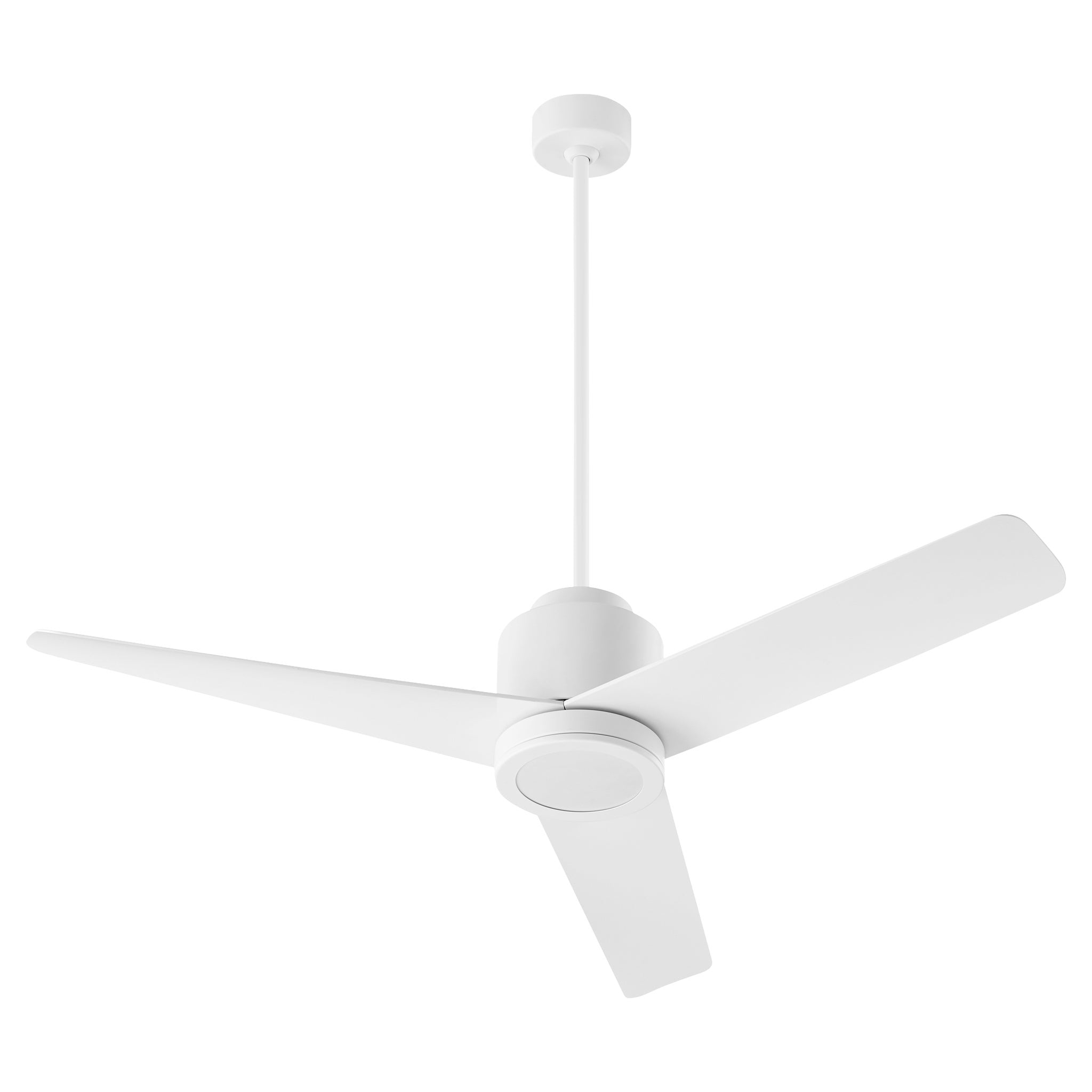 52 Inch Oxygen ADORA Ceiling Fan - Indoor/Outdoor Wet Rated - Black, Satin Nickel or White - Perfect for Patio, Bedroom & Living Room - 3 Blade Design - 110 X Motor