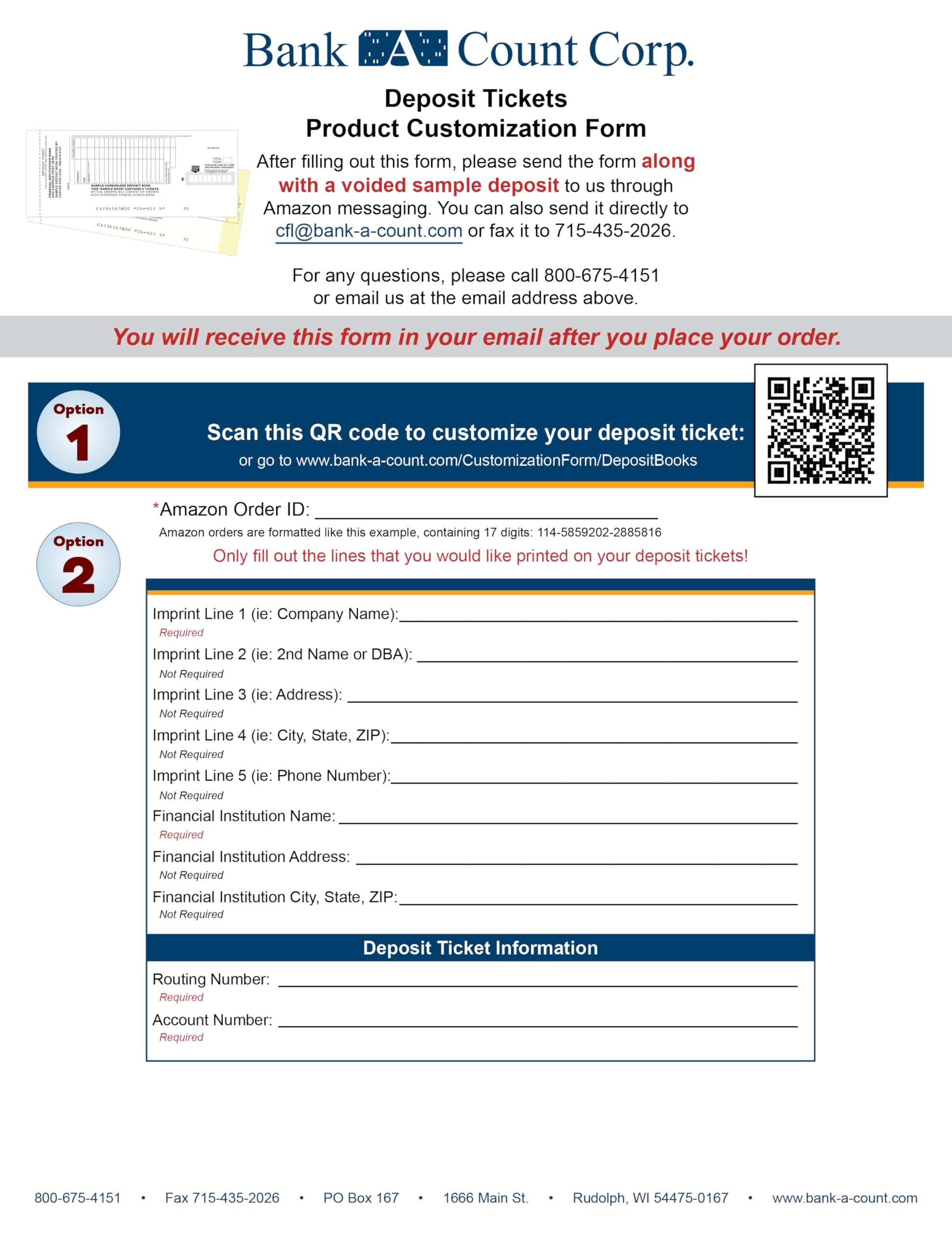 Business Deposit Books - 2-Part Carbonless Duplicate Deposit Tickets (600 Sheets) for Small Business Banking & Accounting Records