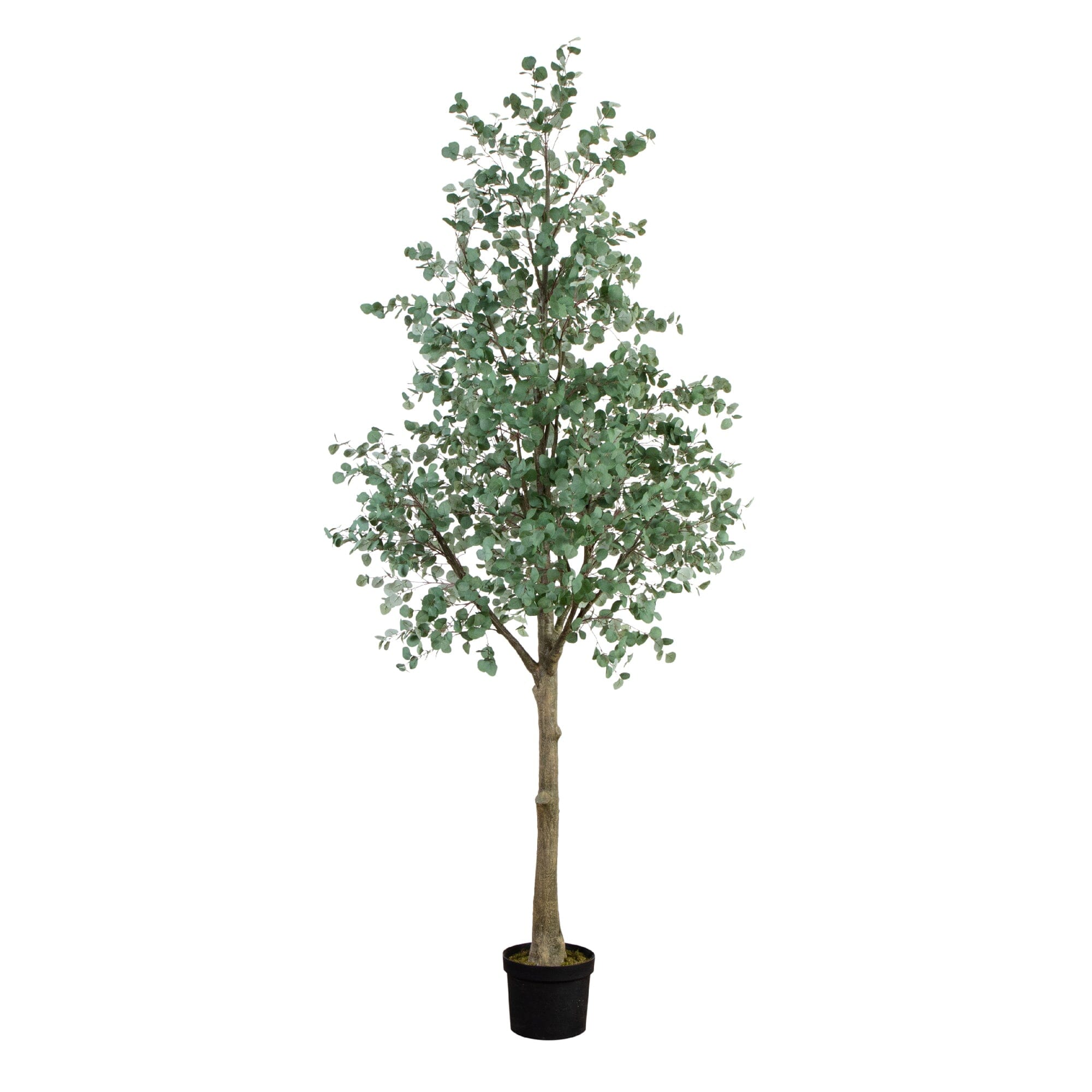 13ft Artificial Eucalyptus Tree - Realistic Fake Eucalyptus Plant for Home Decor, Office, Living Room, Bedroom - Perfect for Indoor Greenery and Natural Aesthetic Enhancement
