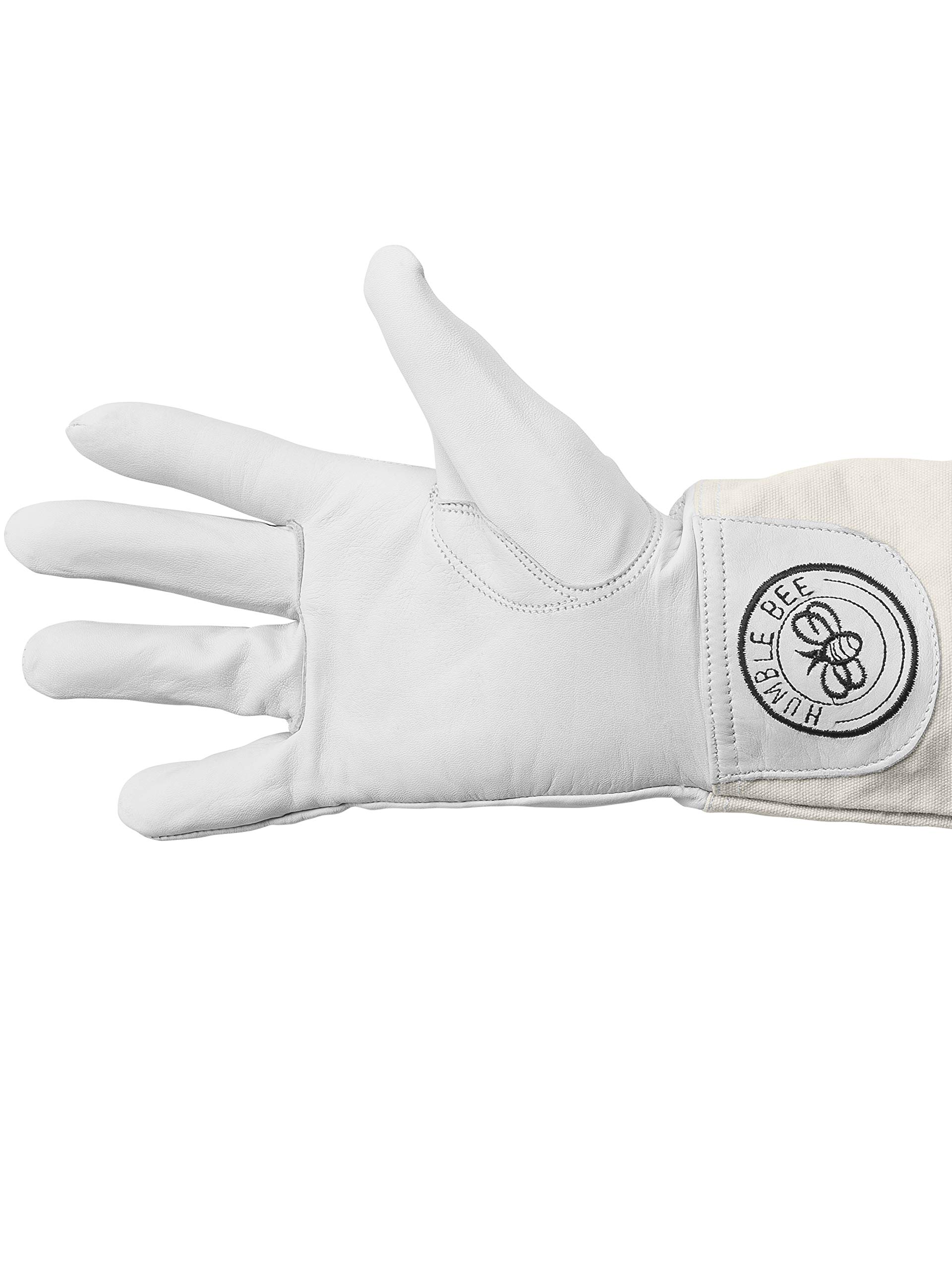 Humble Bee 110 Goatskin Beekeeping Gloves with Extended Sleeves - Durable Beekeeper Gloves for Honey Harvesting & Hive Maintenance - Perfect for Apiary Work & Beekeeping Safety