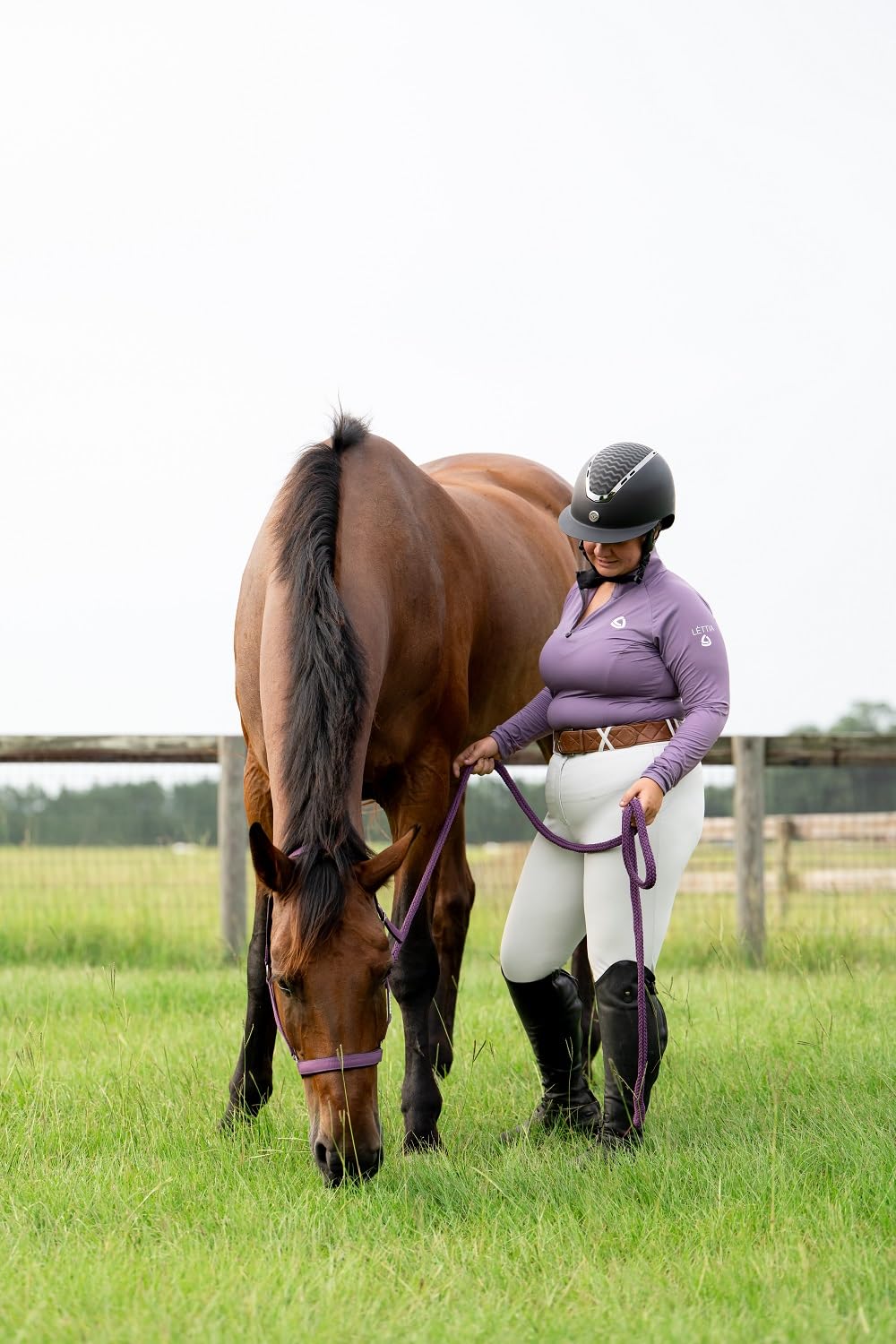 TuffRider Ultimate Wide Brim Equestrian Helmet for Horse Riding - ASTM/SEI Certified Safety Protection for English & Western Riding, Shows & Trail Rides