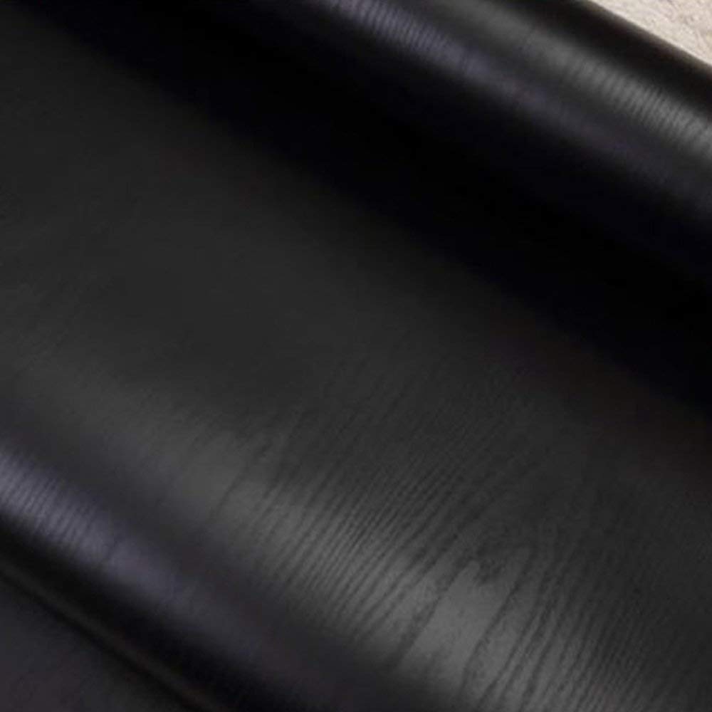 Black Wood Grain Contact Paper - 15.7