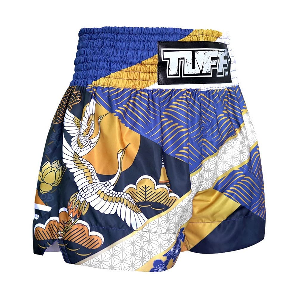 Premium Tuff Sport Muay Thai Shorts - Authentic Traditional Boxing Shorts for MMA, Kickboxing & Intense Workouts | Ideal for Training, Competition & Martial Arts Practice