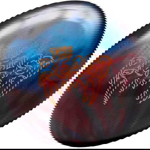 Columbia 300 Beast Hybrid Blue/Red/Black Bowling Ball - High Performance Reactive Resin for Hook Potential | Perfect for League Play & Tournament Competition