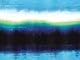 Dark Sapphire Watercolor Stripes