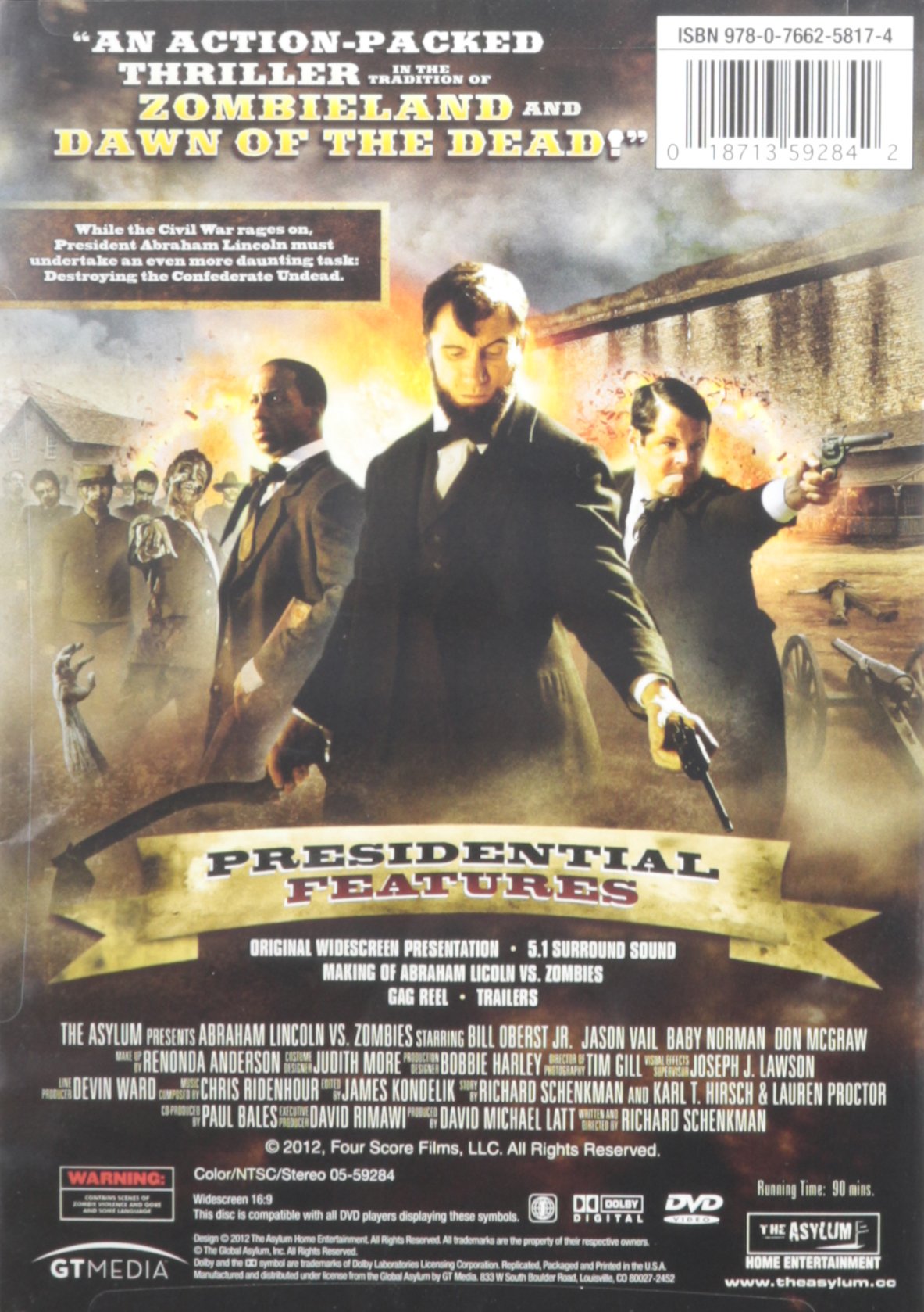 Abraham Lincoln vs. Zombies - Historical Horror Action Movie - Perfect for Halloween Parties & Zombie-Themed Movie Nights
