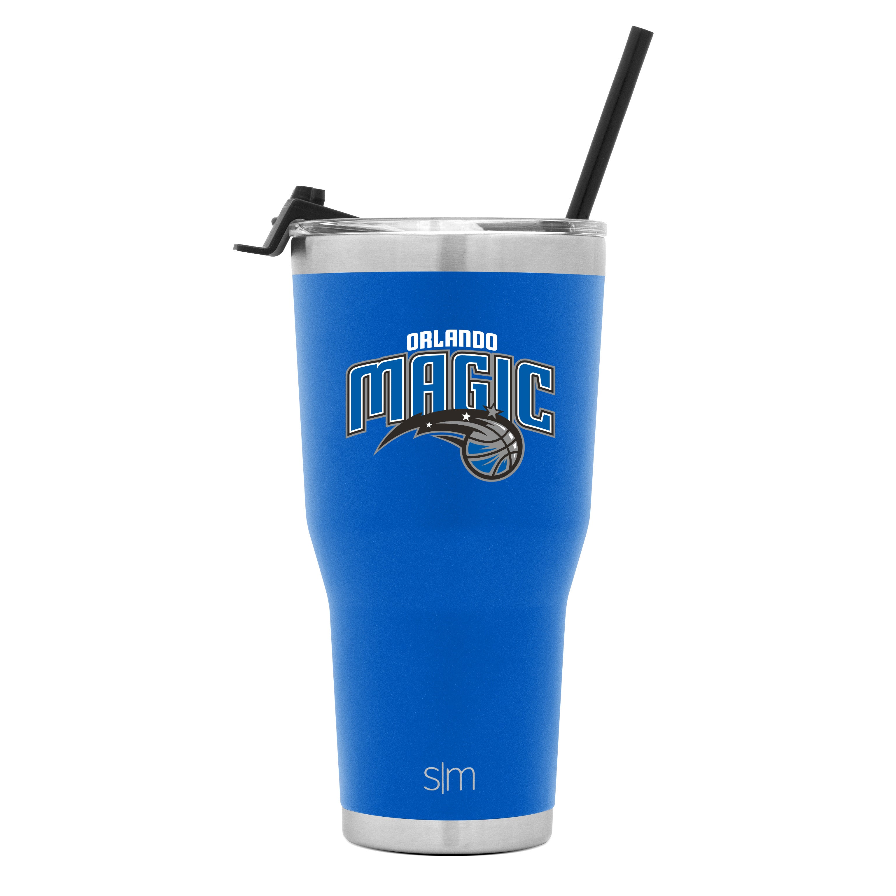 NBA Insulated Cruiser Tumbler with Flip Lid & Straw - 20oz Stainless Steel Water Bottle for Basketball Fans, Gym, Workouts & Outdoor Activities