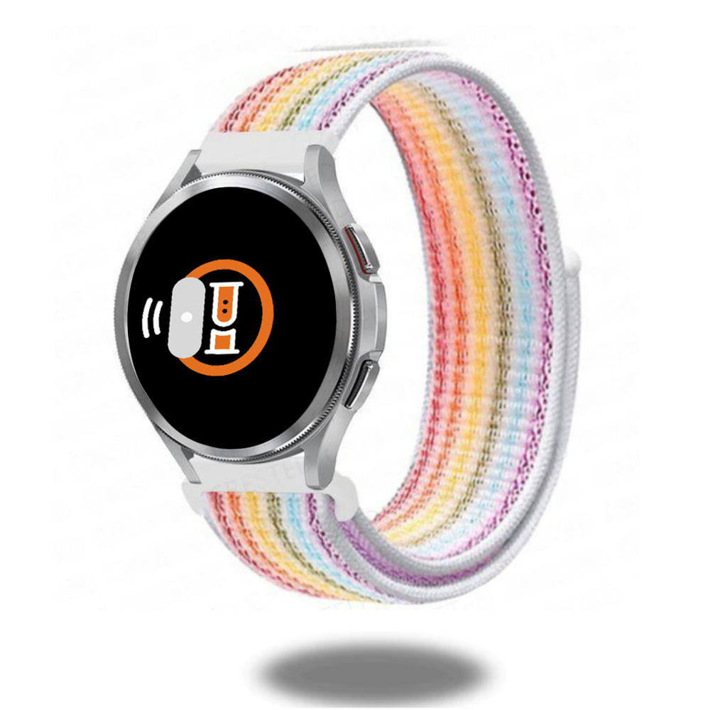 Durable Nylon Sport Loop Bands - 20mm & 22mm Adjustable Fitness Straps for Running, Yoga & Gym Workouts