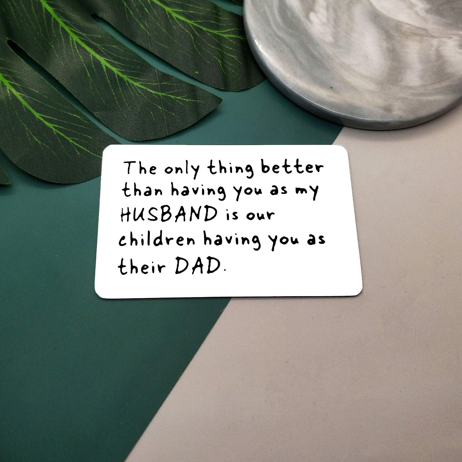 Personalized Engraved Metal Wallet Insert Card - Romantic Anniversary Gift for Husband, Boyfriend, Dad | Thoughtful Couple Gift for Wedding, Birthday, Father's Day | Perfect for Everyday Carry & Special Occasions