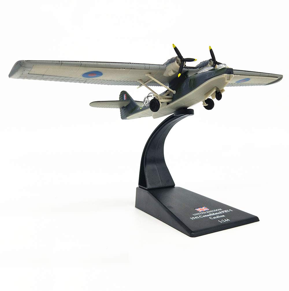 1/144 WWII PBY Catalina Fighter Model - Military Collectible Gift for Adults - Display & Hobby Use