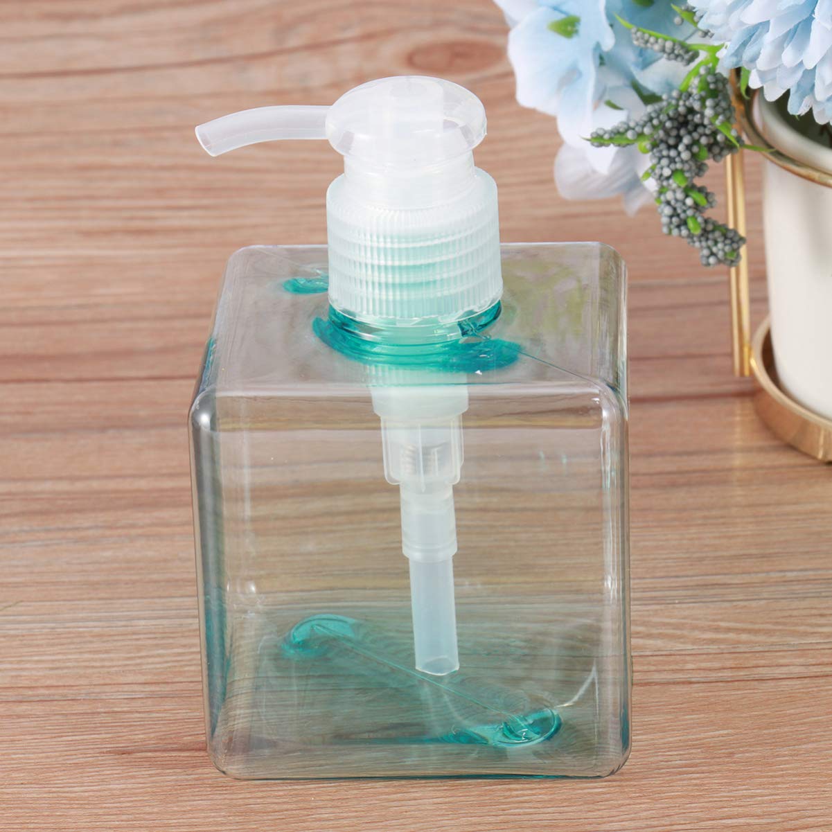 250ml Refillable Shampoo Dispenser Pump Bottle - Empty Soap & Lotion Dispenser for Kitchen, Bathroom & Hand Wash | Hemoton Liquid Dispenser for Shampoo, Soap & Body Wash