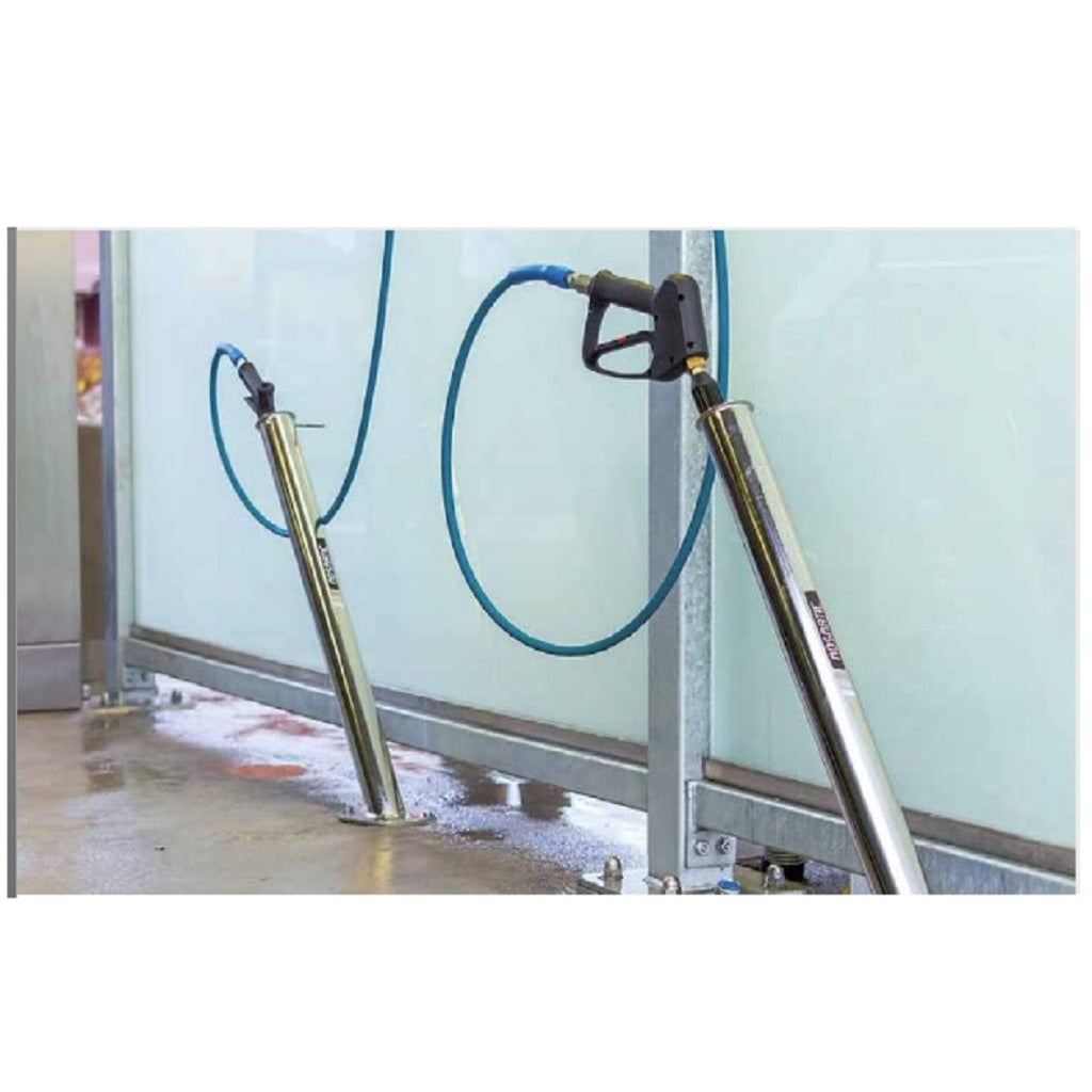 Mosmatic Premium Polished Stainless Steel Lance Holders - Heavy Duty Nozzle Accessories for Pressure Washers, Car Washing & Industrial Cleaning