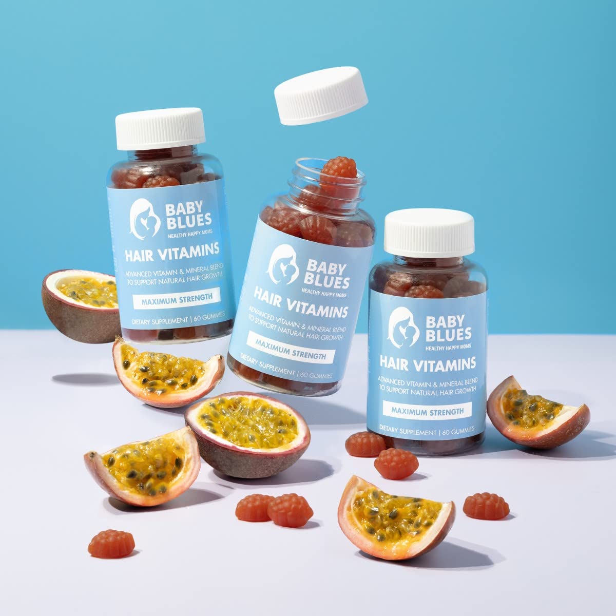 Postpartum Hair Loss Vitamins for Women - Biotin, Collagen & Folate Supplement for Thicker Hair Growth - Post Pregnancy & Nursing Support - Ideal for New Moms & Breastfeeding Mothers
