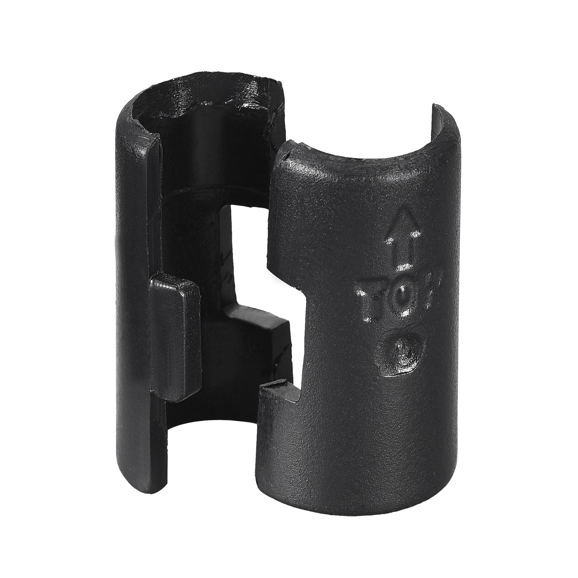 uxcell 1/2 Inch Wire Shelf Clips - 4 Pack Plastic Locking Clips for Wire Shelving Systems | Secure Storage Organizer for Kitchen, Garage & Closet Shelves