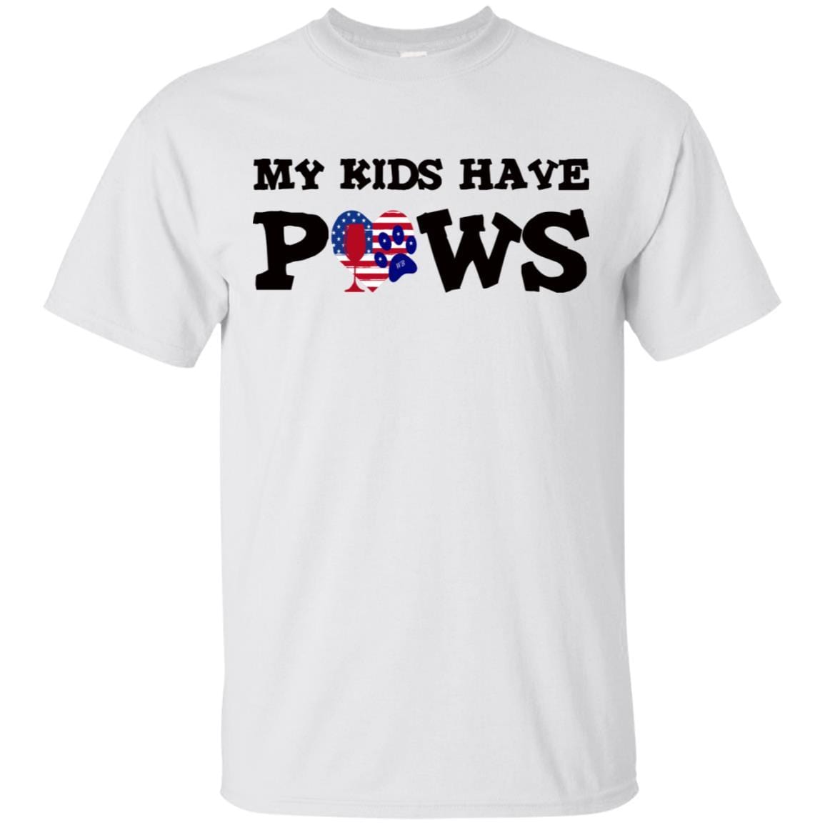 My Kids Have Paws Funny Dog Lover T-Shirt - Ultra Soft Cotton Pet Owner Tee for Women & Men - Perfect for Dog Walks, Vet Visits & Pet Lovers Gifts