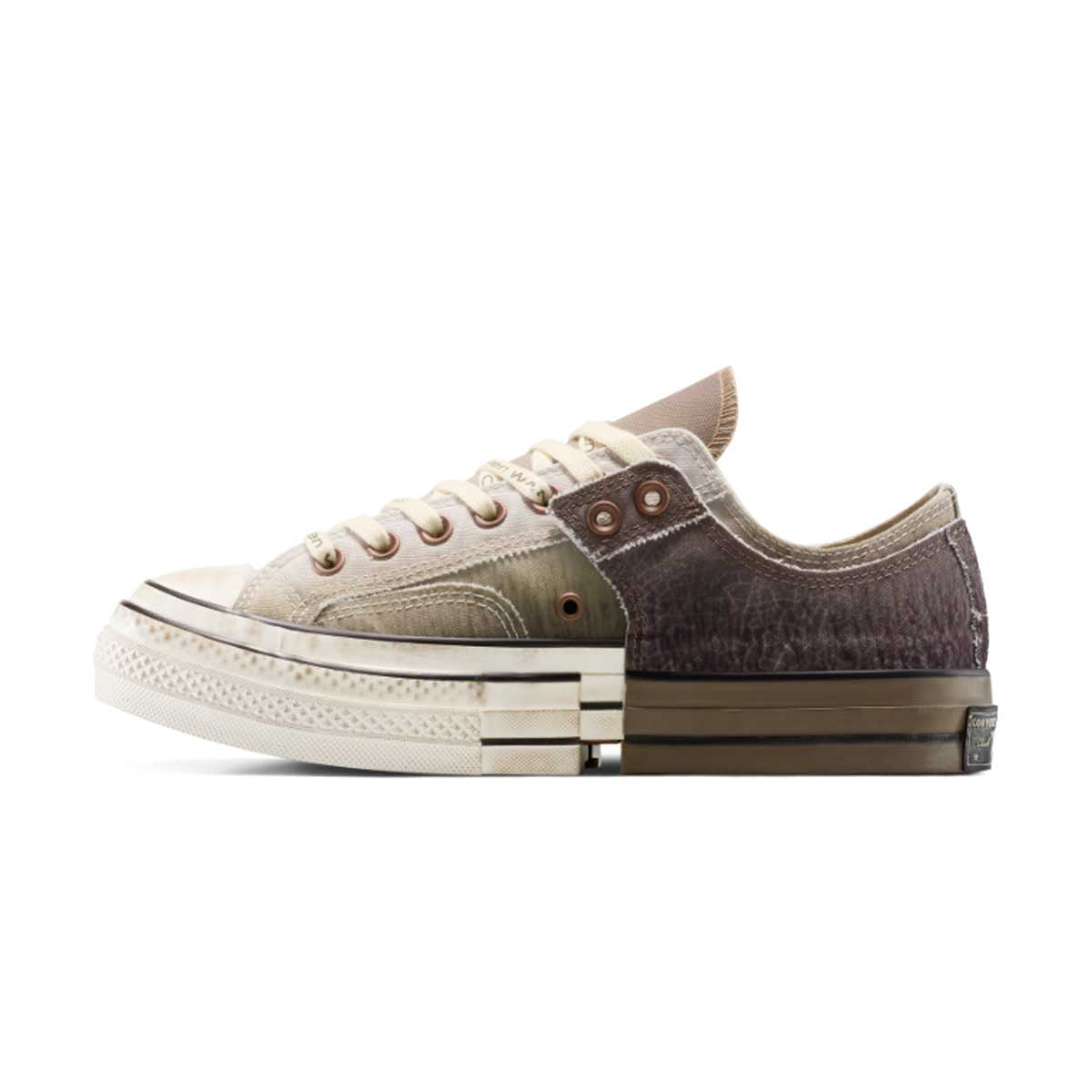 Feng Chen Wang 2-in-1 Chuck 70 Low Top Sneakers - Brown Egret Color | Unisex Casual & Streetwear Shoes for Everyday Comfort
