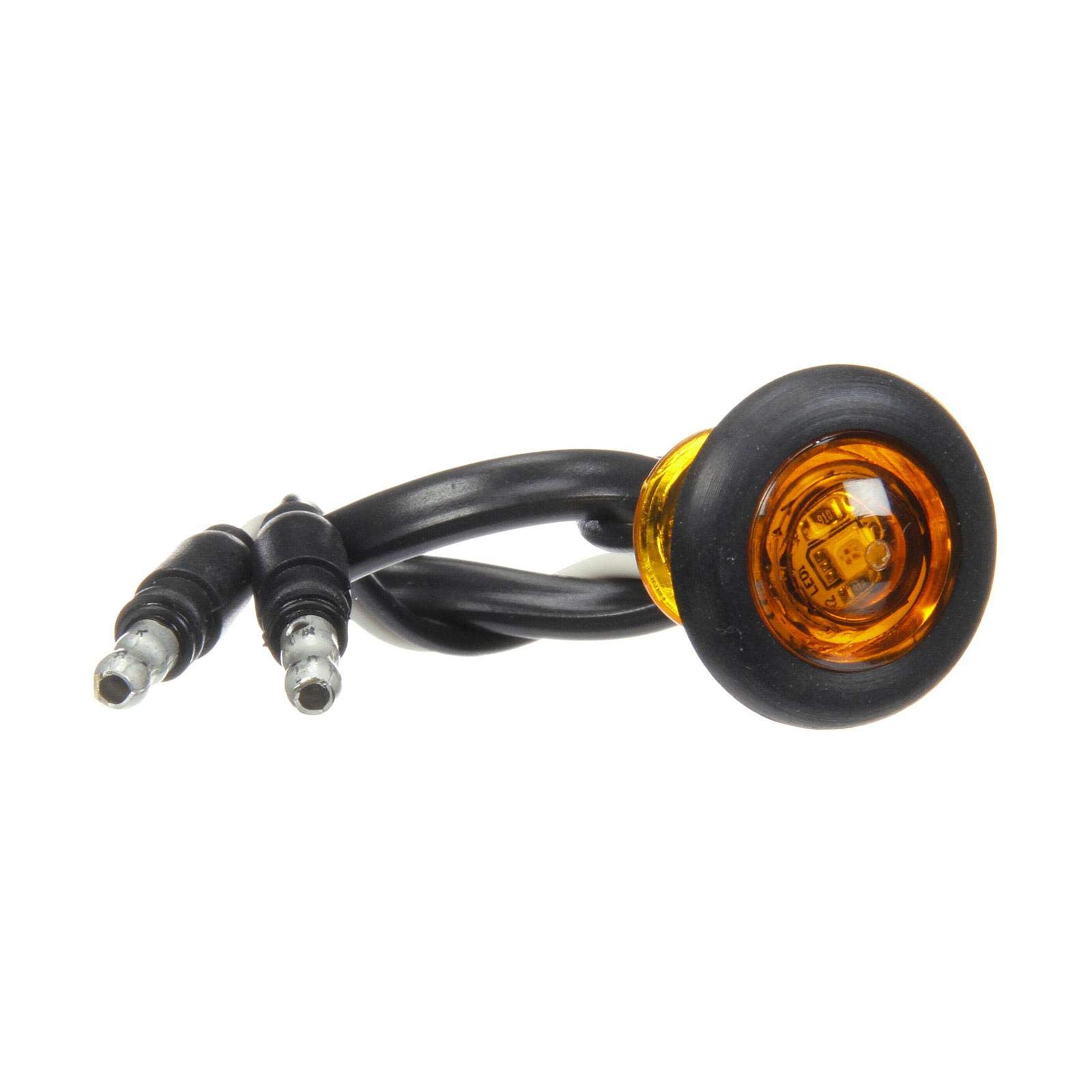 Truck-Lite 33050Y LED Clearance Marker Light for Semi Trucks & Trailers - Durable Amber Side Marker Lights for Commercial Vehicles, Heavy Duty Trucks, RVs & Boats
