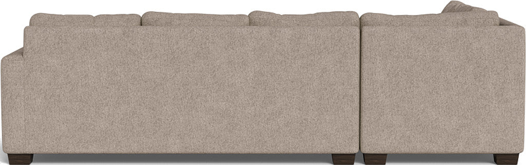 Track 121 Left Chaise Sleeper Sectional Sofa - Modern L-Shaped Convertible Couch with Pull-Out Bed for Living Room, Guest Room & Small Spaces
