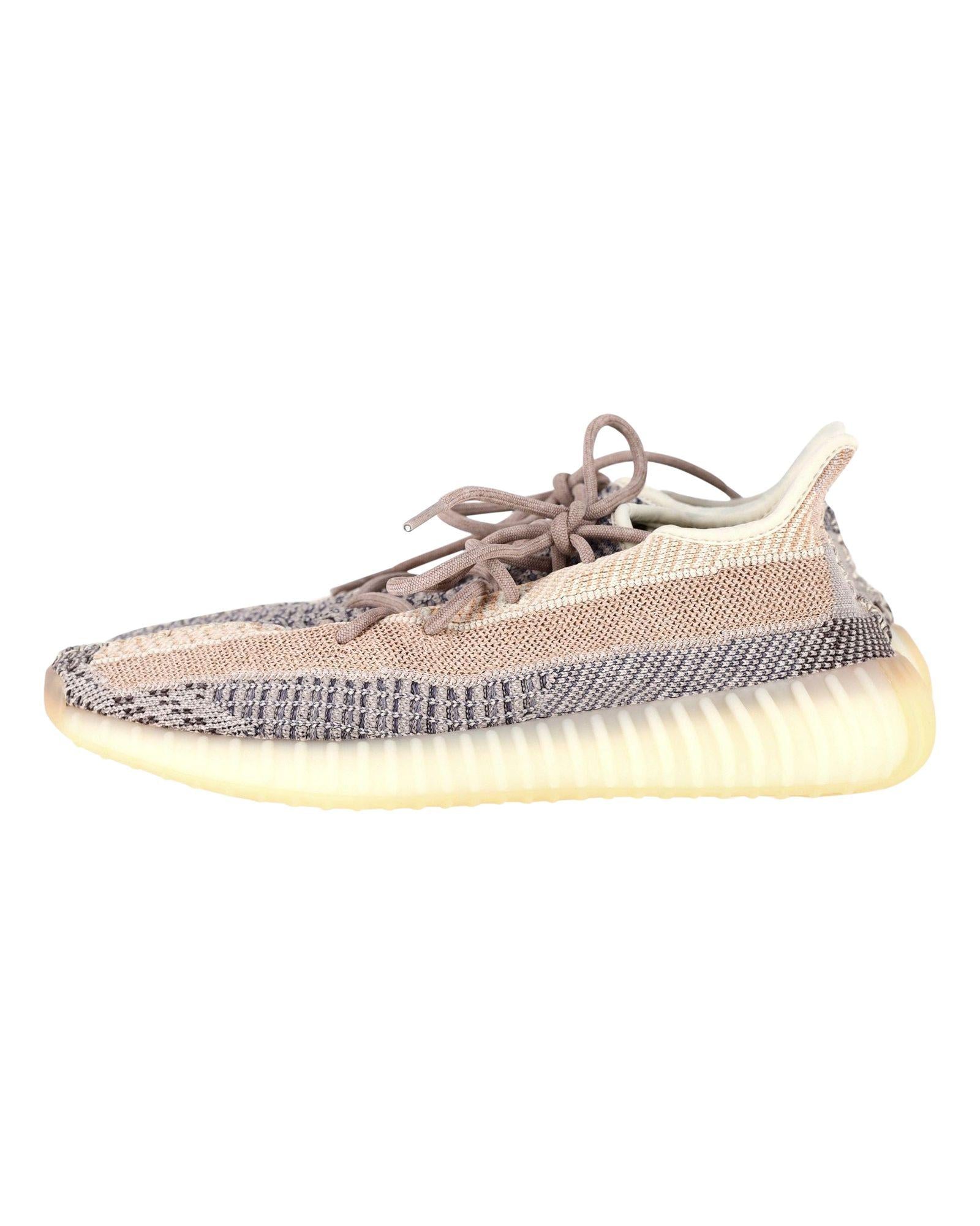 Adidas Yeezy Boost 350 V2 Men's Running Shoes - Ash Pearl Primeknit - Lightweight & Comfortable for Jogging, Gym Workouts & Casual Wear