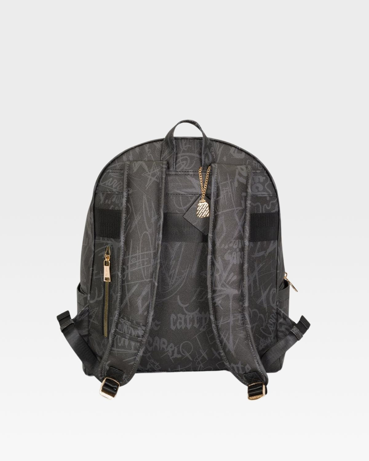 Black Graffiti Tombstone Roller Duffle Bag Set - Stylish Travel Luggage for Urban Adventures & Halloween Costume Accessories