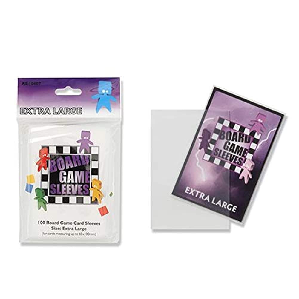 Arcane Tinmen Board Game Sleeves 100 Count - Premium Extra Large Card Protectors for MTG, Yu-Gi-Oh & Collectible Card Games - Perfect for Game Nights & Tournament Play