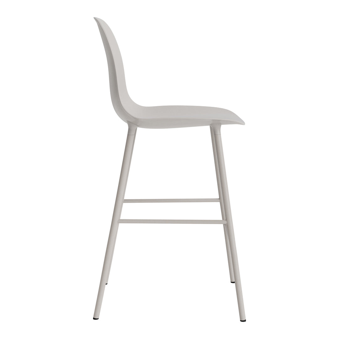 Modern Form Counter Stool - Adjustable Height Bar Stool for Kitchen Island, Breakfast Nook & Home Bar - Sleek Contemporary Design for Dining & Entertaining