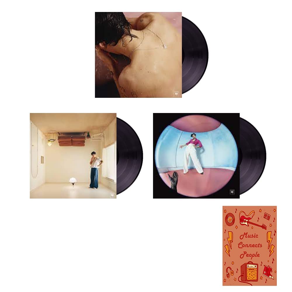 Harry Styles 3 Album Complete Collection with Exclusive Art Cards - Perfect for Fans, Collectors & Music Lovers (Asake, Fine Line, Harry's House) - Great for Gifts, Display & Music Enjoyment