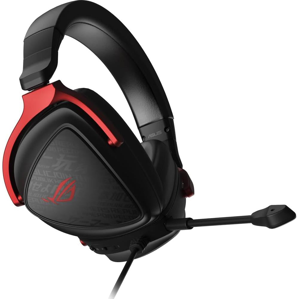 ASUS ROG Delta S Core Gaming Headset - Lightweight, Hi-Res Audio, AI Noise Cancelling Mic for PC, PS5, Xbox - Perfect for FPS, Streaming & Esports Tournaments