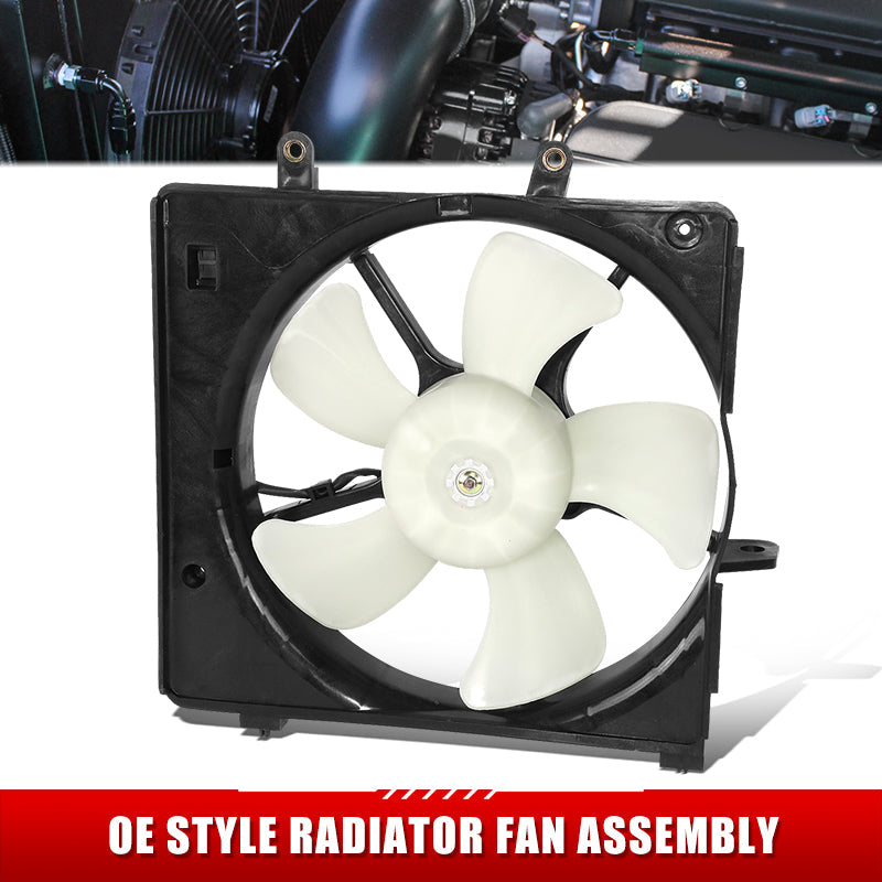 2007-2008 Honda Fit Radiator Cooling Fan Assembly - OEM HO3115133 Replacement Part - Perfect for Engine Cooling System Repair & Maintenance