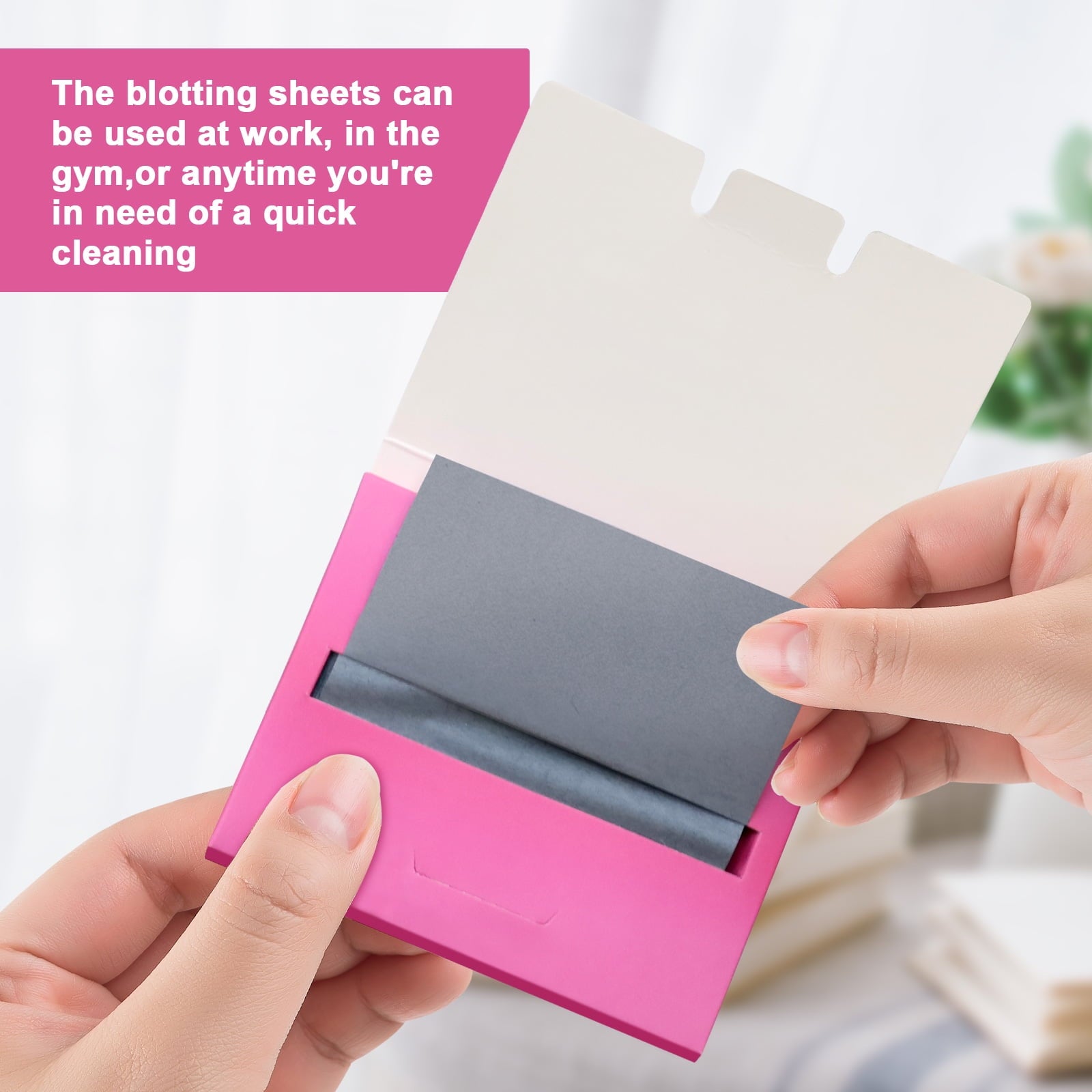 FACEMADE Oil Blotting Paper for Face - 220 Sheets (2 Pack) | Absorbent Blotting Papers for Oily Skin & Shine Control | Perfect for Makeup Touch-Ups & On-The-Go Use