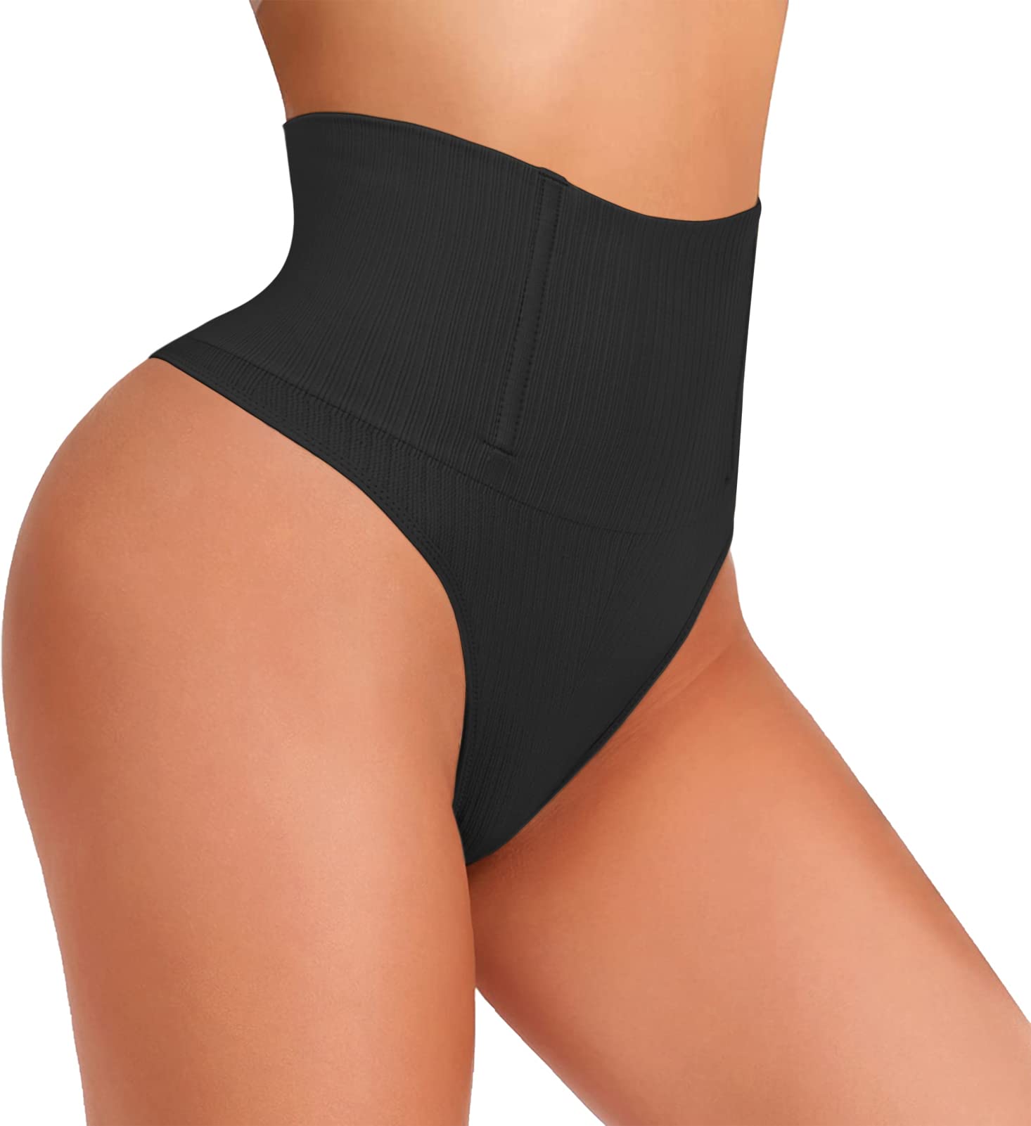 Jenbou Tummy Control Thong Shapewear for Women - Seamless Butt Lifter Panties & Body Shaper Underwear - Perfect for Everyday Wear, Special Occasions & Postpartum Recovery