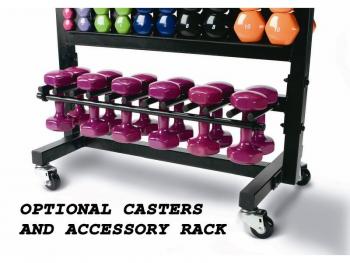 Troy VTX MDR Aerobic Pac Rack - Heavy Duty Storage Solution for Gym Equipment | Perfect for Home & Commercial Fitness Centers