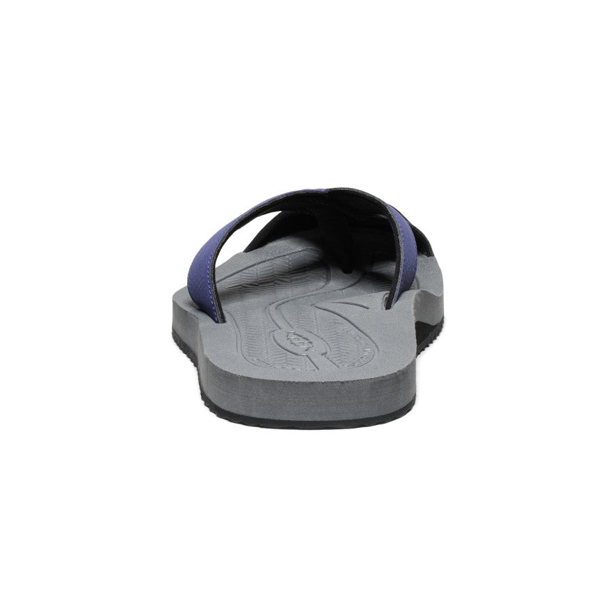 Men's Barbados Flip Flops - Comfortable Beach Sandals for Summer | Skipper Blue/Black | Perfect for Pool, Beach & Vacation Wear