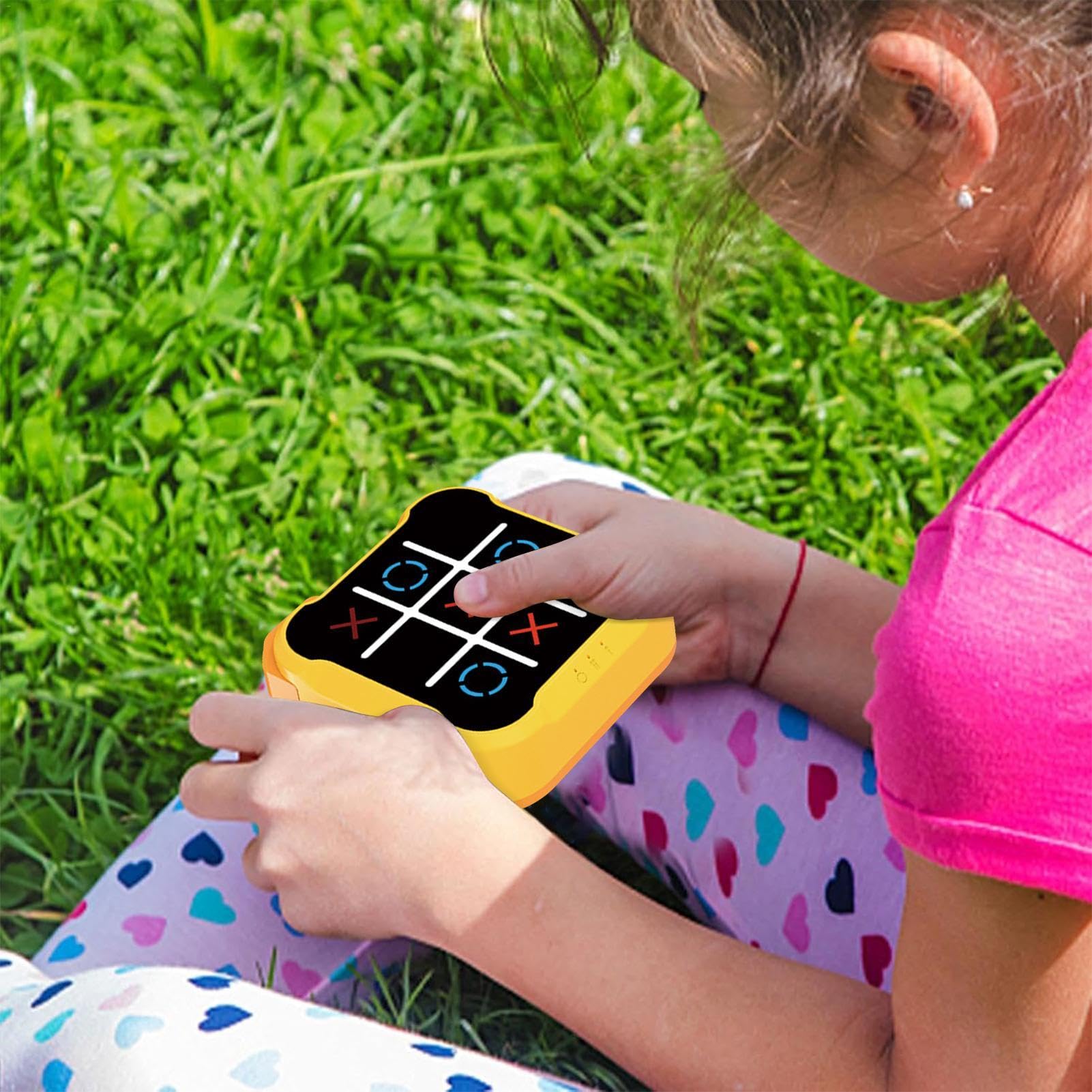 Electronic Tic Tac Toe Game - Classic Digital Strategy Board Game for Kids & Adults | Portable Travel Puzzle Toy for Family Fun, Parties & Road Trips | Interactive Electronic Morpion Game for Office, Home & Outdoor Play