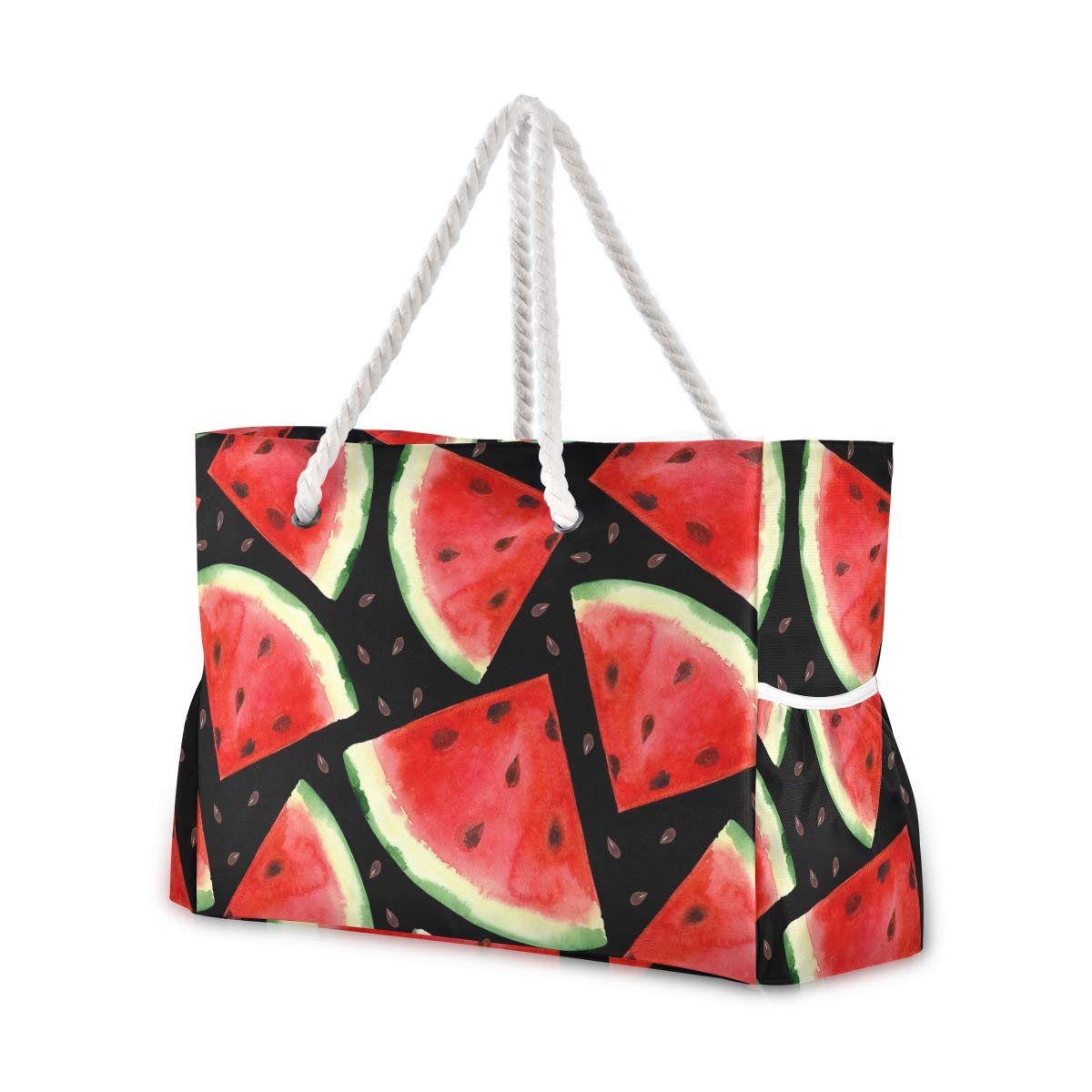 ALAZA Watermelon Beach Bag for Swimming, Shower & Groceries - Pool & Seaside Essential