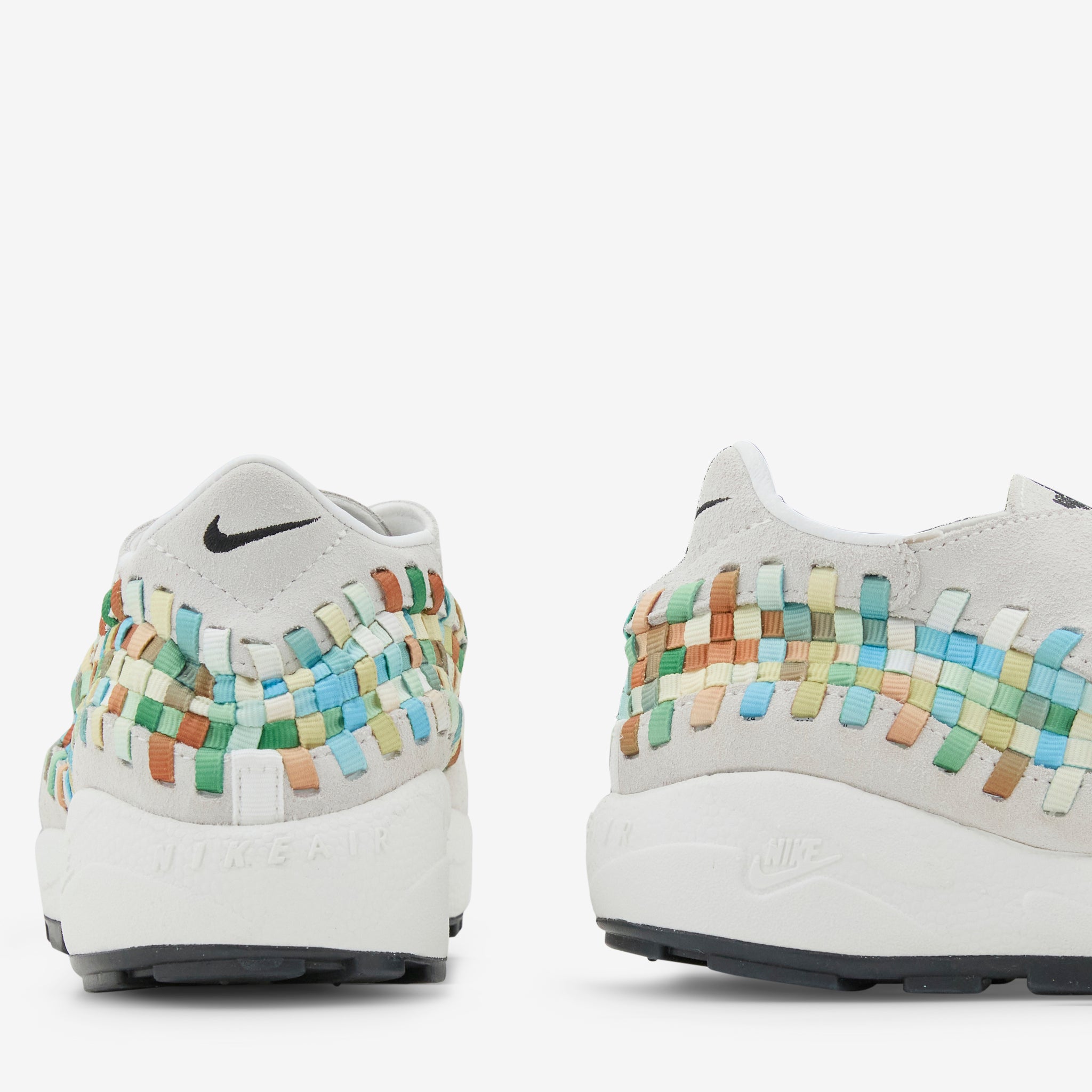 Women's Nike Air Footscape Woven Sneakers - Summit White/Black/Sail/Multicolor | Comfortable & Stylish Running Shoes for Women | Perfect for Gym, Jogging & Casual Wear