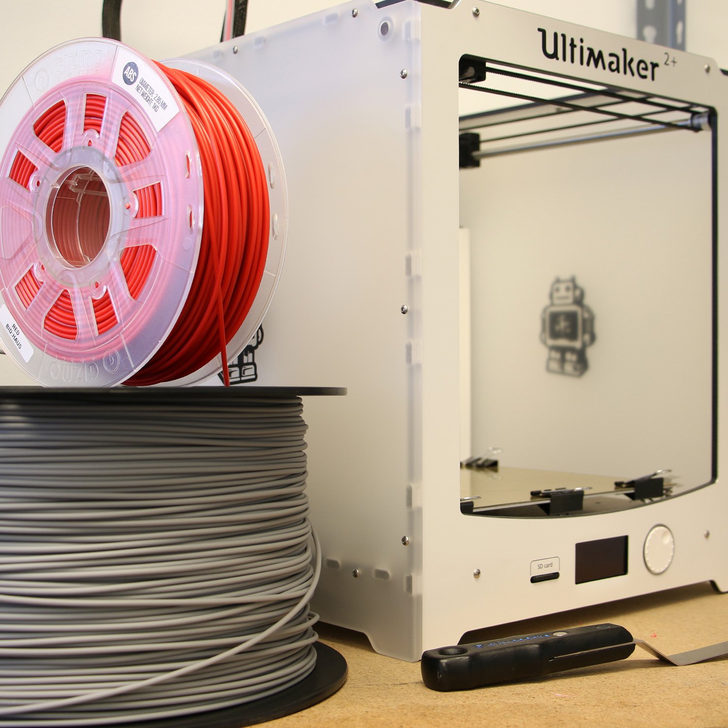 Gizmo Dorks 1.75mm White HIPS Filament for 3D Printers - 5kg Spool - High Impact Polystyrene for Smooth Printing - Ideal for Prototyping, Models & DIY Projects