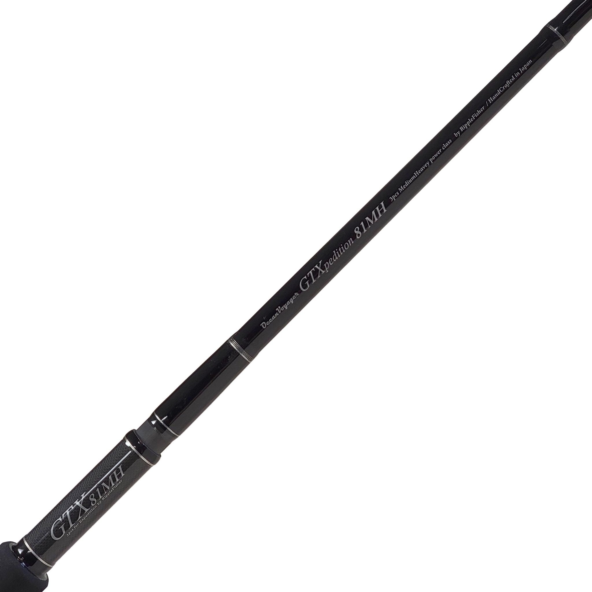 Ripple Fisher Ocean Voyager GTXpedition Travel Fishing Rods - Saltwater & Freshwater Fishing Gear for Boat, Kayak, and Shore Angling Adventures