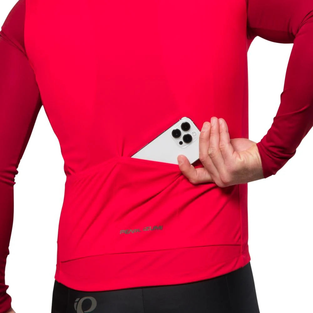 Men's Attack Long Sleeve Jersey - Performance Athletic Shirt for Running, Cycling & Outdoor Sports - Moisture Wicking & Breathable Fabric