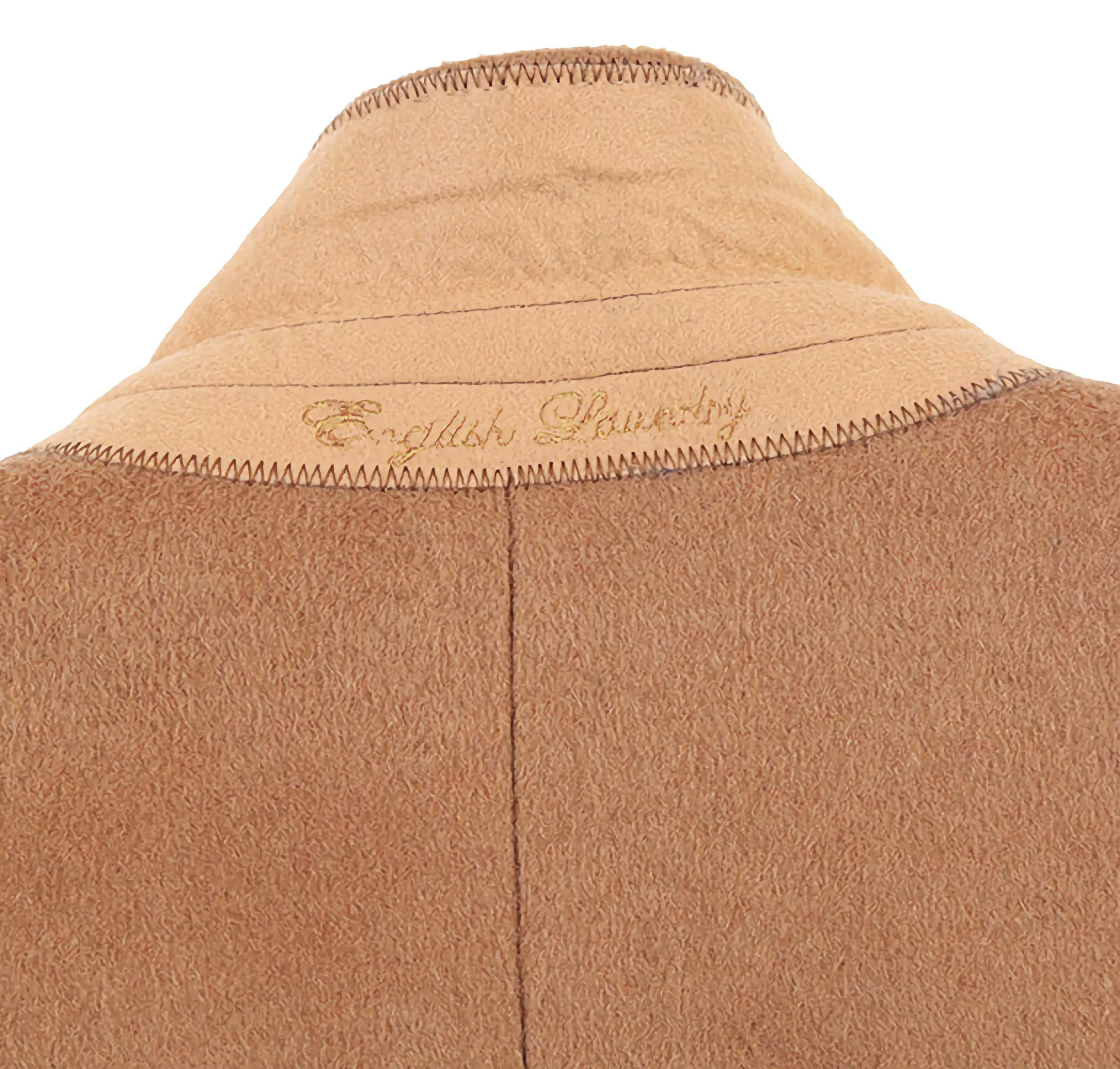 English Laundry Camel Slim Fit Wool Blend Overcoat for Men | Fall Winter Essential Coat | Perfect for Business, Office & Formal Occasions