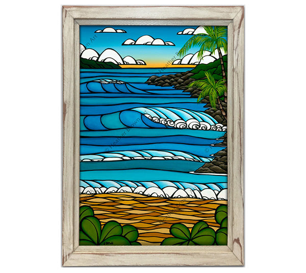 Heather Brown Limited Edition Waimea Pinball Art Print - Premium Giclee Wall Decor for Game Rooms, Beach Houses & Collector Displays