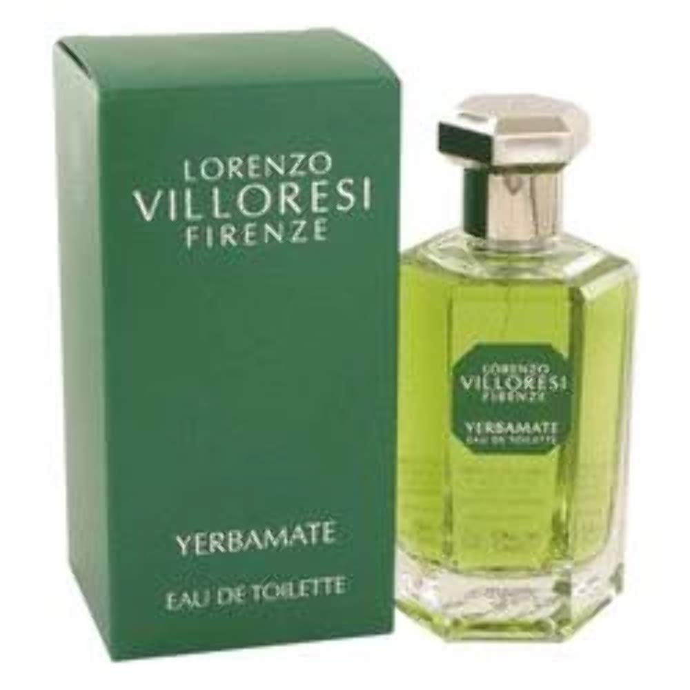 LORENZO VILLORESI Yerbamate Eau de Toilette Spray - 100ml Perfume for Men & Women | Fresh Herbal Scent | Long-Lasting Fragrance | Perfect for Daily Wear, Office & Special Occasions