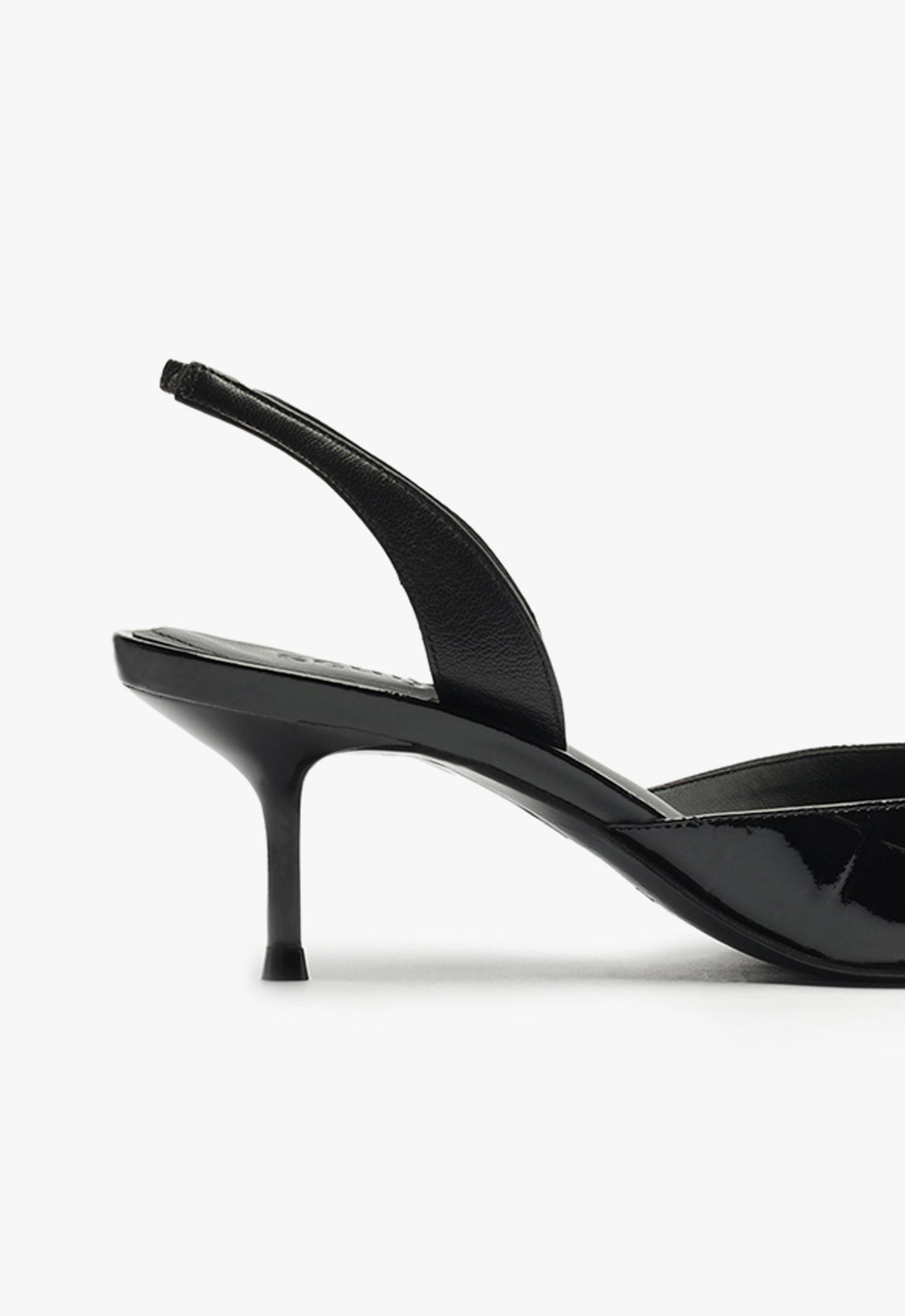 Paola Mid Heel Stiletto Black Pump Shoes for Women - Elegant Dress Pumps for Office, Party & Evening Wear